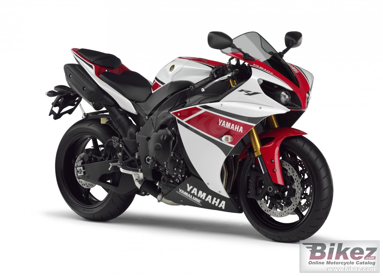 Big Yamaha yzf-r1 wgp 50th anniversary picture and wallpaper from Bikez.com